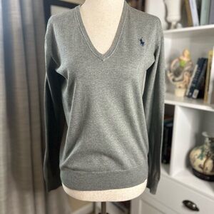 Polo Ralph Lauren Gray Pima Cotton Sweater
